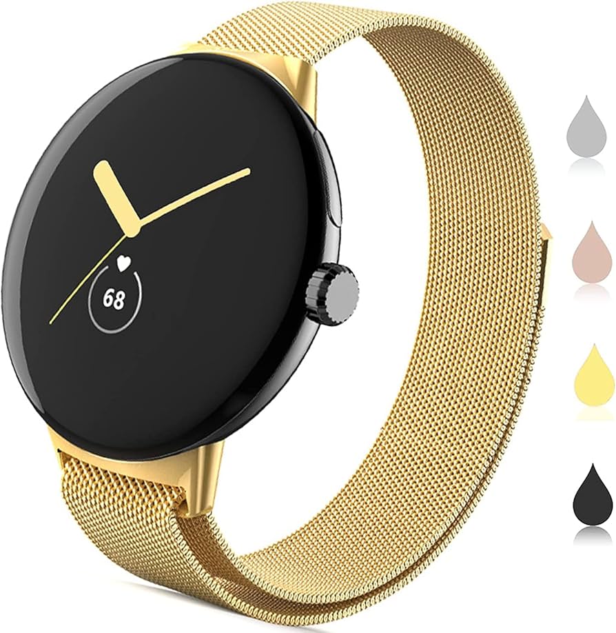 新品未開封品  Google Pixel Watch ゴールド Google Pixel Watch 2 シャンパンゴールド Wifiモデル アルミ